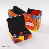 10. Gamegenic: Star Wars Unlimited - Soft Crate - Pudełko na Karty - Luke/Vader