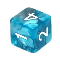 7. Komplet kości REBEL RPG - Dwukolorowe - Stalowo-błękitne