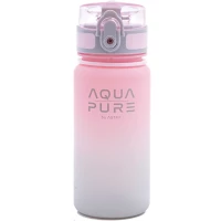 1. Astra Aqua Pure Bidon 400ml Różowo-Szary 511023001