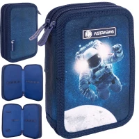 7. AstraBag Piórnik AC2 Dwukomorowy bez Wyposażenia Galaxy 503022047