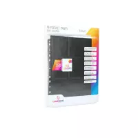 1. Gamegenic: 18-Pocket Pages Sideloading - Koszulki do Segregatora - Black (10 szt)