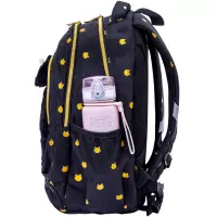5. AstraBag Plecak Szkolny AB330 Fluffy Kitty Black 502025021