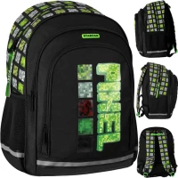 1. Starpak Plecak Szkolny Pixel Zielony 527187
