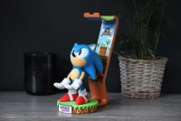 9.  Stojak Sonic The Hedgehog Edycja Deluxe + Podstawka na Słuchawki - 20 cm