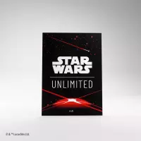 2. Gamegenic: Star Wars Unlimited - Double Sleeving Pack - Koszulki na Karty - Space Red