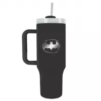 2. Kubek Podróżny ze Słomką  Batman - Logo - 1180 ml