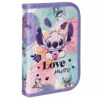 2. Coolpack Clipper Piórnik Dwuklapkowy Bez Wyposażenia Stitch Pastel F076885
