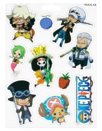 2.  Zestaw Magnesów One Piece - Chibi - 20 szt.