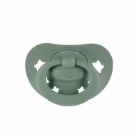 2. Nuk Smoczek Uspokajający Silikonowy 0-6m Signature Zielony 2szt 540798