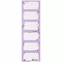 2. Starpak Naklejki Na Zeszyt Music 1 Listek 6szt. 536031