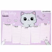 2. Starpak Plan Lekcji z Tabliczką Mnożenia A5 Kitty 560058
