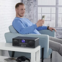 14. Hama Radio Cyfrowe i Internetowe z DAB/DAB+ FM CD/MP3 Bluetooth CD/MP3