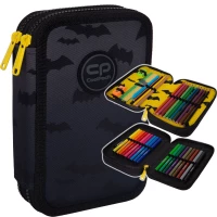 3. CoolPack Jumper 2 Piórnik Dwukomorowy Z Wyposażeniem Darker Night F066680