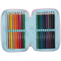 2. CoolPack Jumper 3 Piórnik Trzykomorowy Z Wyposażeniem Frozen F067776