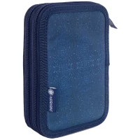 2. AstraBag Piórnik AC2 Dwukomorowy bez Wyposażenia Galaxy 503022047