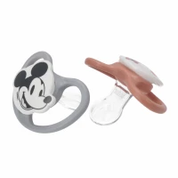 3. Nuk Smoczek Uspokajający Space Silikonowy 0-6m  Disney Miki i Minie 2szt. 541402