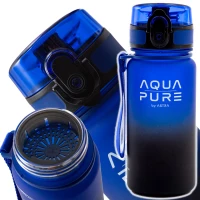 6. Astra Aqua Pure Bidon 400ml Niebiesko-Czarny 511023004