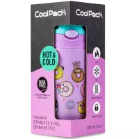 2. CoolPack Bono Bidon Metalowy 350ml Happy Donuts Z10665