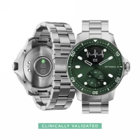 2. Withings ScanWatch Horizon - zegarek z funkcją EKG oraz monitorowaniem pulsu, SPO2, aktywności fizycznej i snu (green)