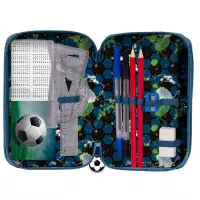 4. Paso Piórnik Trzykomorowy Z Wyposażeniem Football PP24FC-023