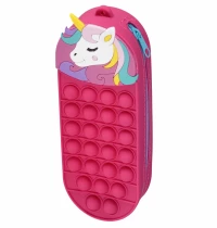 2. Starpak Piórnik Silikonowy Pop-It Unicorn 536940