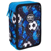 1. CoolPack Jumper 3 Piórnik Trzykomorowy Z Wyposażeniem Soccer E67553