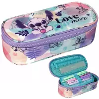 1. Coolpack Campus Piórnik Tuba Usztywniona z Organizerem Stitch Pastel F062885