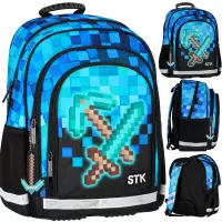 7. Starpak Plecak Szkolny Pixel Blue 552609