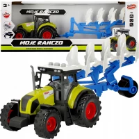 1. Mega Creative Farma Traktor z Pługiem 487478
