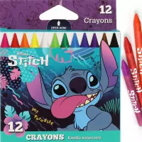 1. Coolpack Kredki Świecowe Stitch 12 Kolorów 54809PTR