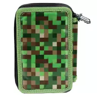 2. Paso Piórnik Trzykomorowy Z Wyposażeniem Pixel Green PP25PX-023
