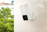 4. Eve Outdoor Cam - zewnętrzna kamera monitorująca z czujnikiem ruchu (white)