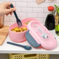 6. Pudełko na Lunch + Sztućce - Hello Kitty 