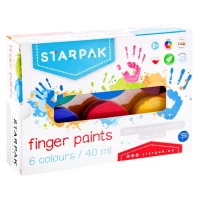 1. Starpak Farby Do Malowania Palcami 6 Kolorów 448008