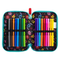 3. St. Majewski Piórnik Potrójny z Wyposażeniem Stitch Mint Aloha 683619