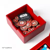 16. Gamegenic: Star Wars Unlimited - Deck Pod - Pudełko na Karty - Red