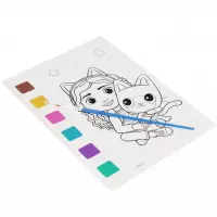 3. Malowanka Wodna z Farbkami Koci Domek Gabi 547500