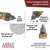 5. The Army Painter: Speedpaint 2.0 - Metallics Set