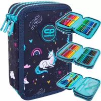 5. CoolPack Jumper 3 Piórnik Trzykomorowy Z Wyposażeniem Mrs Unicorn F067935