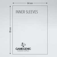 3. Gamegenic: Prime Double Sleeving Pack (66x91 mm/64x89 mm) - Koszulki na Karty 2x100 sztuk