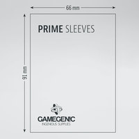 4. Gamegenic: Prime Double Sleeving Pack (66x91 mm/64x89 mm) - Koszulki na Karty 2x100 sztuk