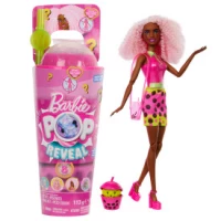 7. Mattel Barbie Lalka Pop Rev Bubble Tea Jagoda HTJ20 