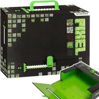 1. Starpak Teczka z Rączką A4 95mm Pixel Zielony 536859