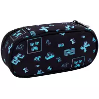 5. AstraBag Piórnik AC6 Saszetka Usztywniona Dark Pixel 503025018