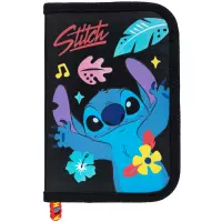 6.  St.Majewski Piórnik Dwuklapkowy Bez Wyposażenia Stitch Black Aloha 679841