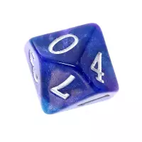 2. Komplet kości REBEL RPG - Akrylowe - Zmierzch