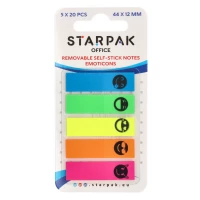 5. Starpak Zakładka Indeksująca 44x12mm 5X20k Emoticon 472874