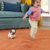 7. Fisher Price Pets Spacerowy Mopsik  HTW94