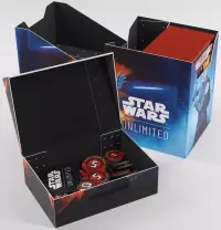 5. Gamegenic: Star Wars Unlimited - Soft Crate - Pudełko na Karty - Rey/Kylo Ren