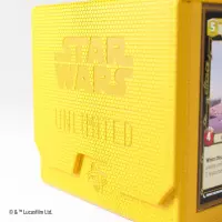 16. Gamegenic: Star Wars Unlimited - Double Deck Pod - Premium Pudełko na Karty - Yellow